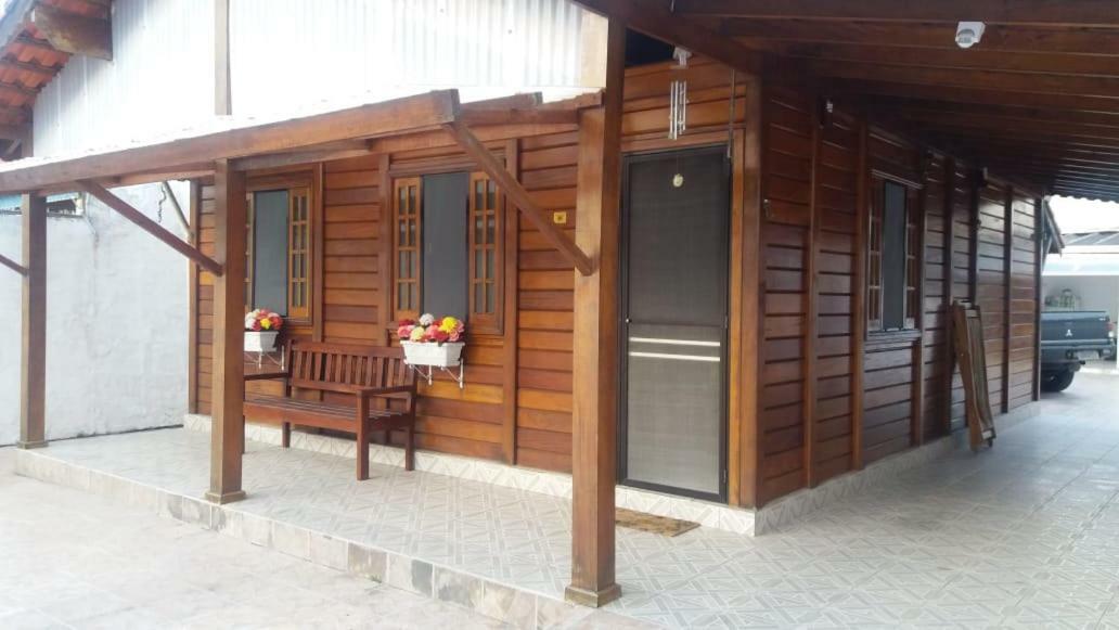 Ilha Comprida-Casa Madeira-Conforto Familiar Esterno foto